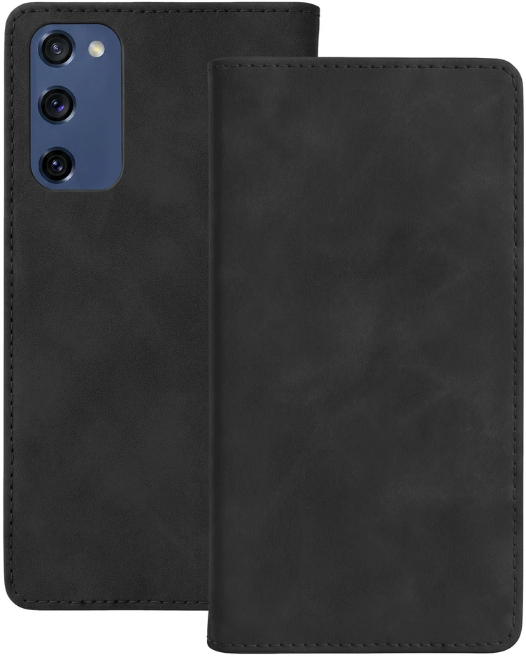 TFO Išmanusis Suede dėklas, skirtas Samsung Galaxy S20 FE / S20 Lite / S20 FE 5G, juodas