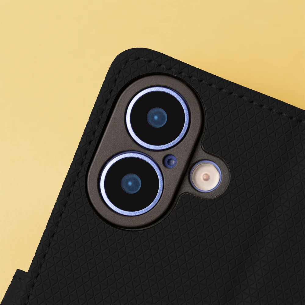 TFO Išmanusis „Triangle“ dėklas, skirtas Xiaomi Redmi Note 14 4G (Global) (164.84 x 78.15 x 8.16 mm), juodas