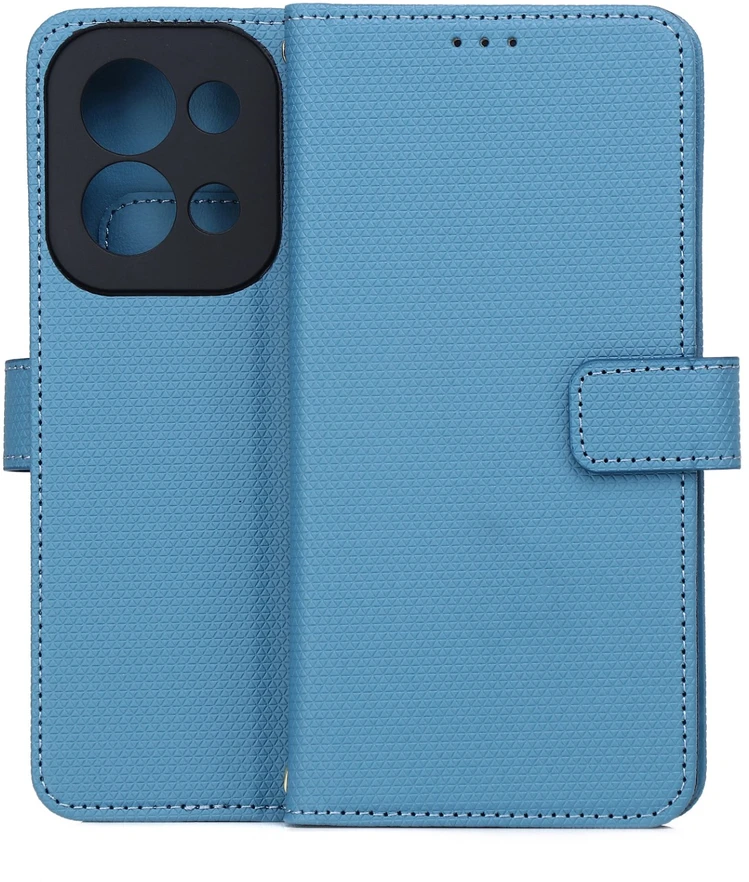 TFO Išmanusis „Triangle“ dėklas, skirtas Xiaomi Redmi 15C 4G EU / 15C 5G EU (173.16 x 81.06 x 8.2 mm), mėlynas