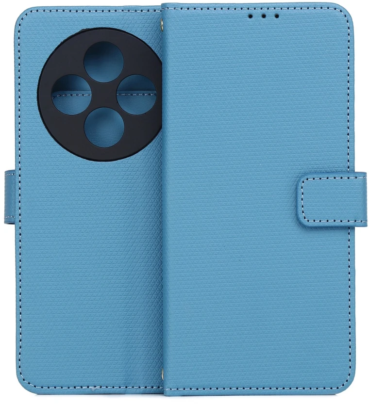TFO Išmanusis „Triangle“ dėklas, skirtas Xiaomi Redmi 14C 4G / 14C 5G / Redmi A4 / POCO C75, mėlynas