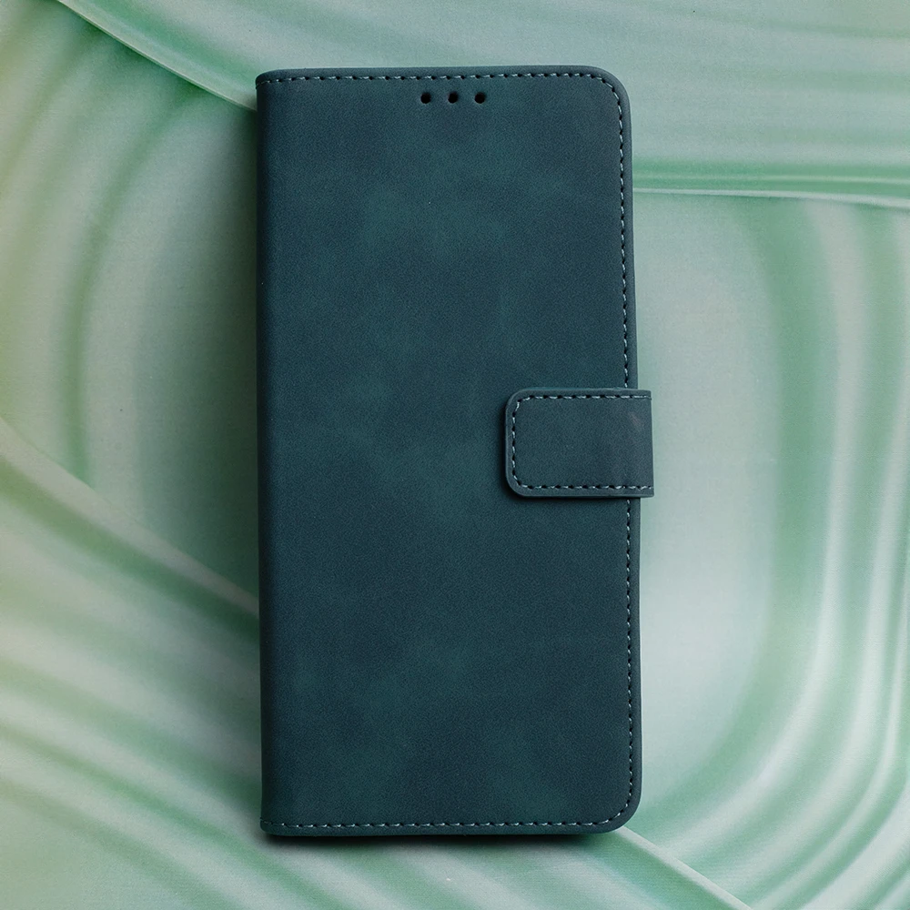 Išmanusis Velvet dėklas, skirtas Realme 16 5G, tamsiai žalias