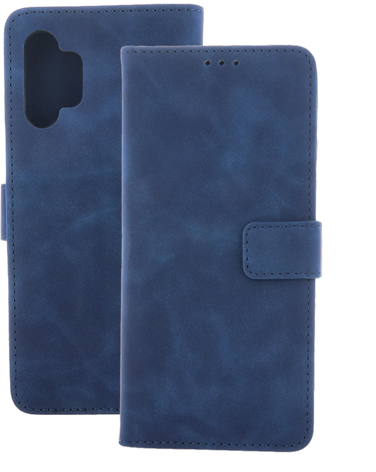TFO Išmanusis Velvet dėklas, skirtas Samsung Galaxy S26, tamsiai mėlynas