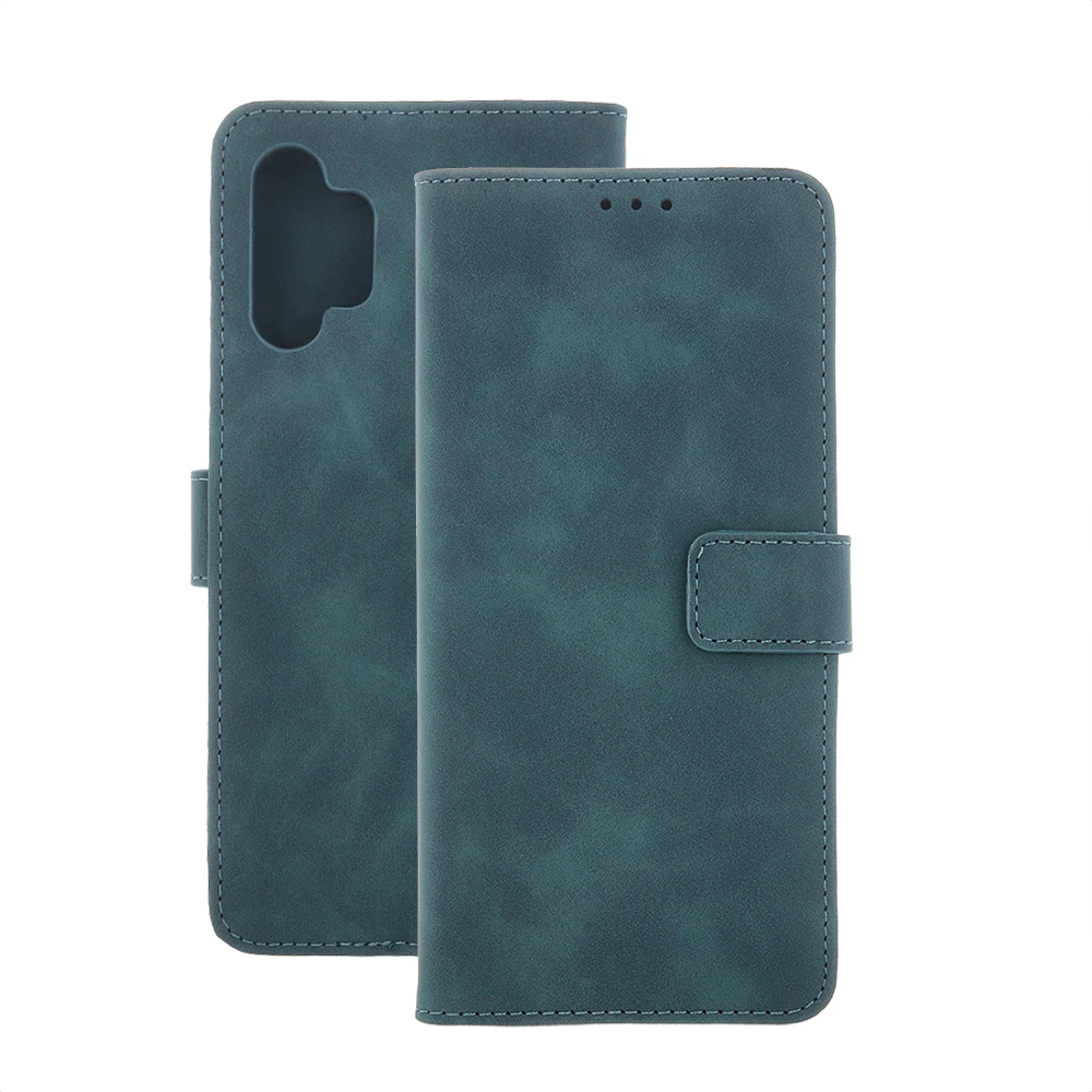 TFO Išmanusis Velvet dėklas, skirtas Xiaomi Redmi A5 Global (173,45 x 79,35 x 8,45), tamsiai žalias