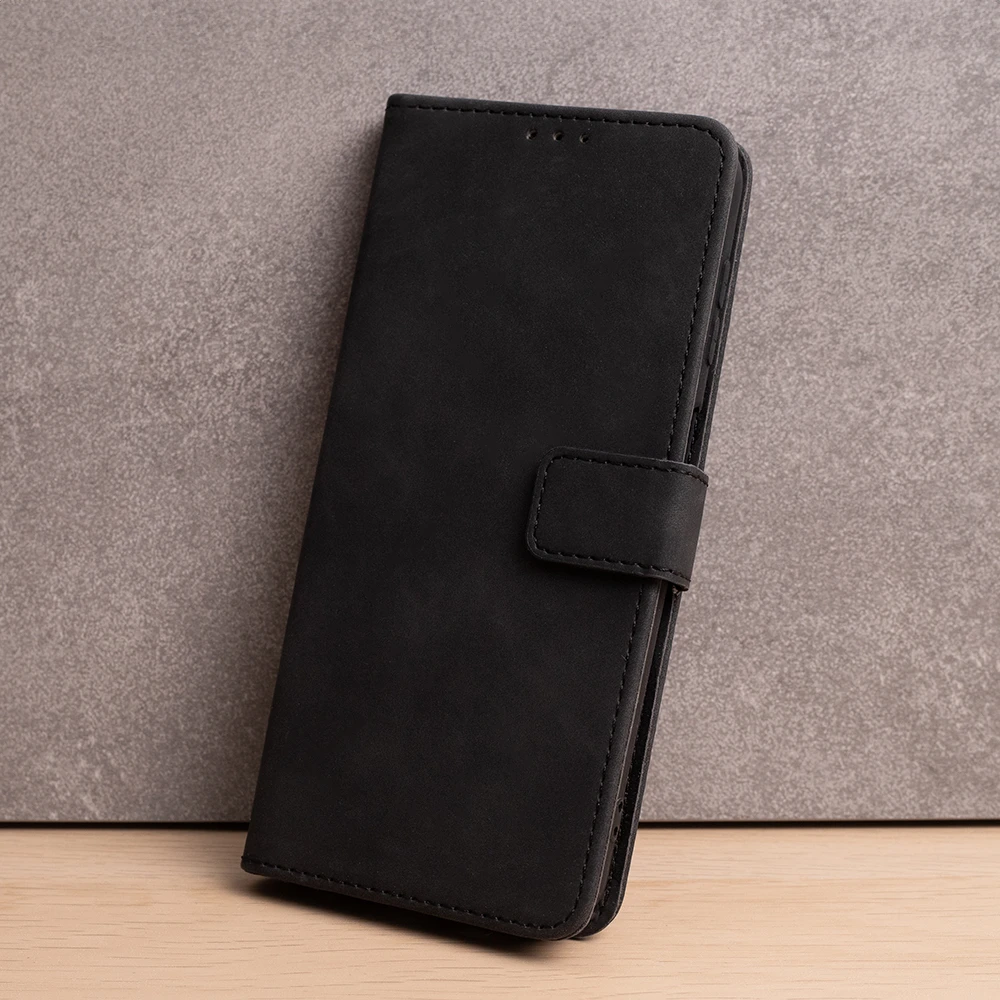 TFO Išmanusis Velvet dėklas, skirtas Xiaomi Redmi 15C 4G EU / 15C 5G EU (173.16 x 81.06 x 8.2 mm) juodas