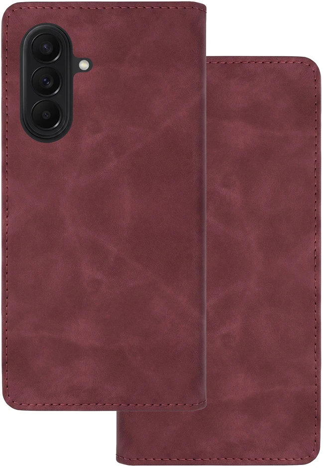 TFO Išmanusis zomšinis dėklas Samsung Galaxy A27 5G, bordo spalvos