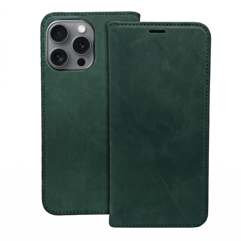 TFO Išmanusis zomšinis dėklas, skirtas Google Pixel 11 Pro XL, žalias