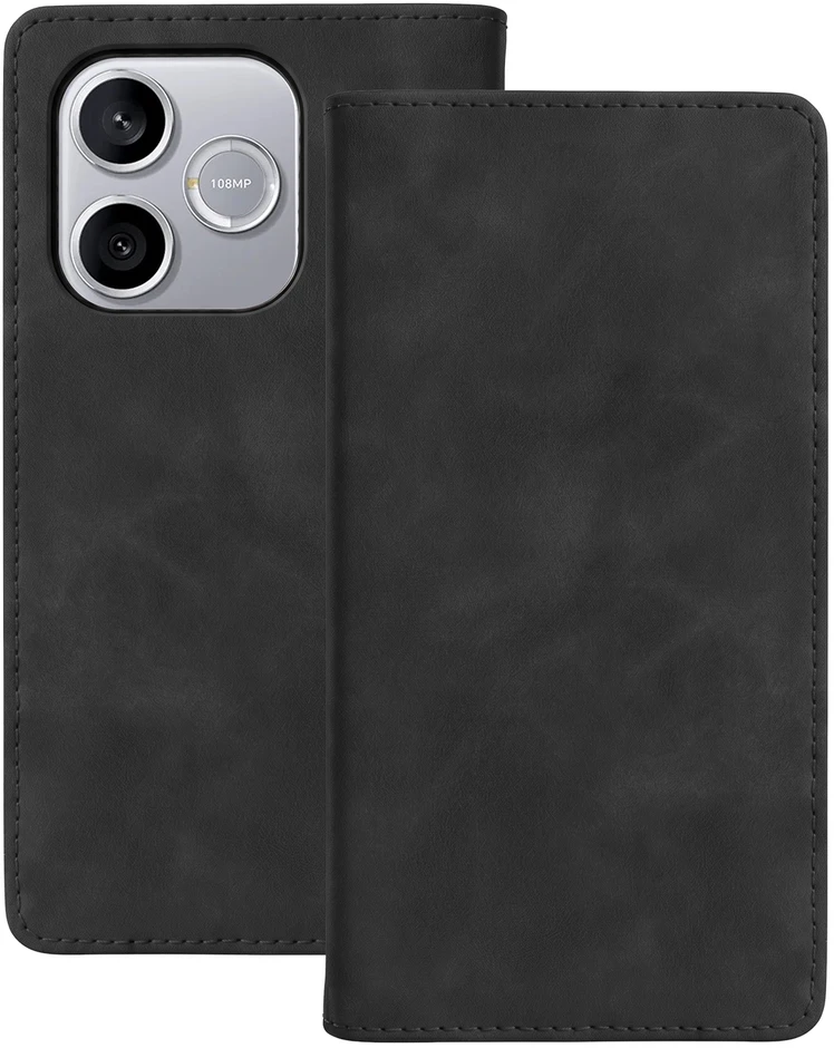 TFO Išmanusis zomšinis dėklas, skirtas Honor 600 lite, juodas