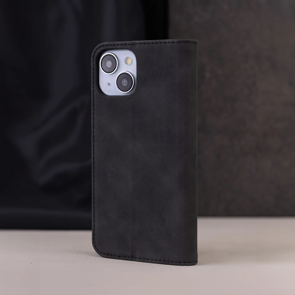TFO Išmanusis zomšinis dėklas, skirtas Xiaomi Redmi A5 Global (173,45 x 79,35 x 8,45), juodas