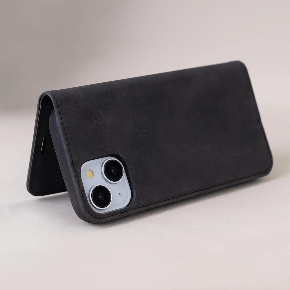 TFO Išmanusis zomšinis dėklas, skirtas Xiaomi Redmi Note 15 Pro Plus 5G (EU), juodas