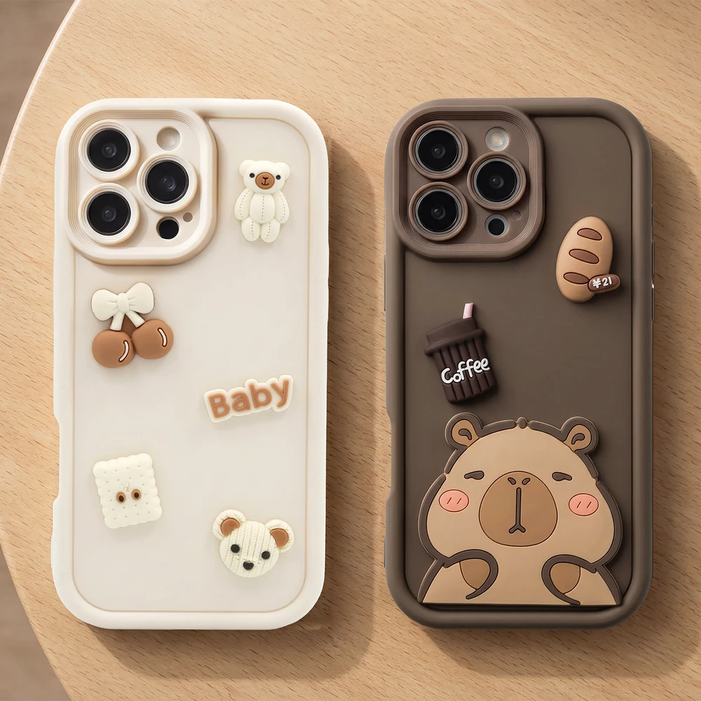 TFO Itin madingas 3D dėklas Samsung Galaxy S25 Ultra meškiukas