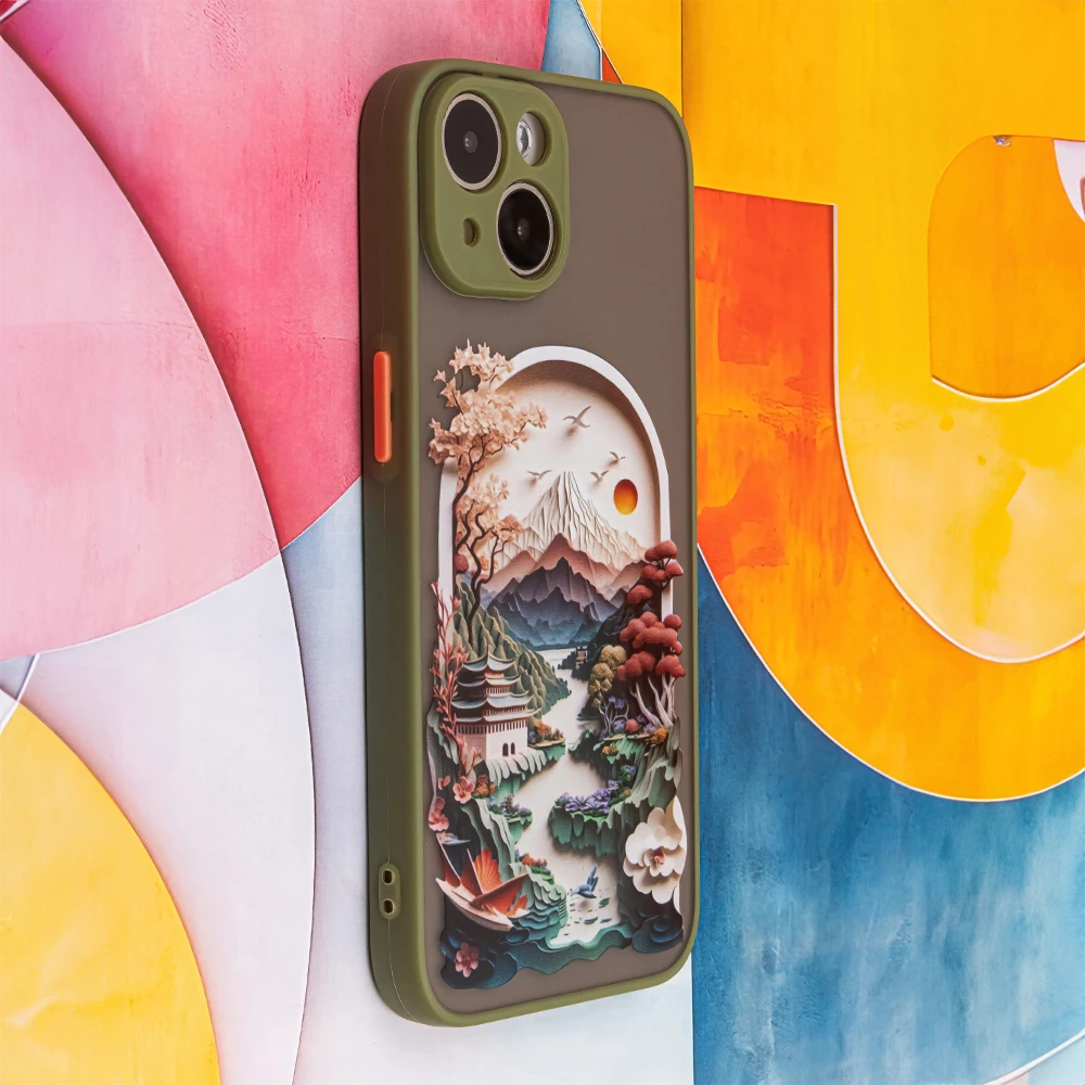 Telforceone Itin madingas Samsung Galaxy A05S Travel žalias dėklas