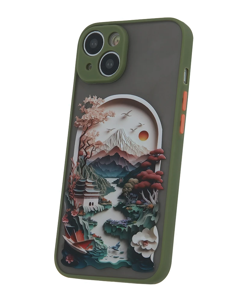 TFO Itin madingas dėklas Samsung Galaxy S23, kelionių žalia spalva