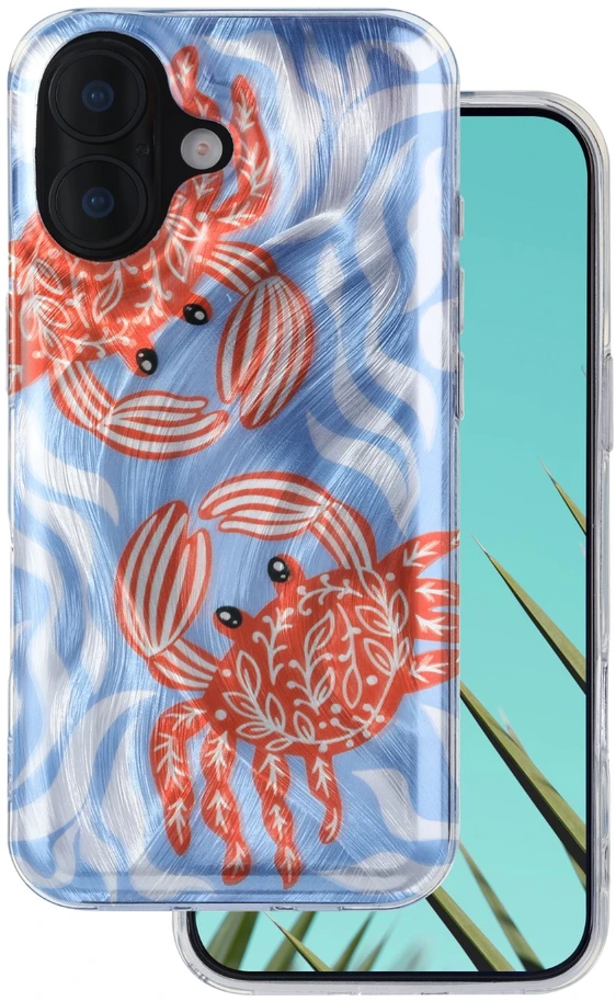TFO Itin madingas vasariškas dėklas iPhone 16 6,1" krabas