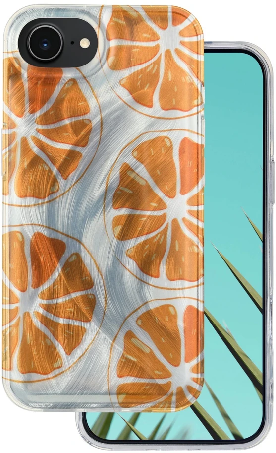 TFO Itin madingas vasariškas dėklas iPhone 16e / 17e oranžinis