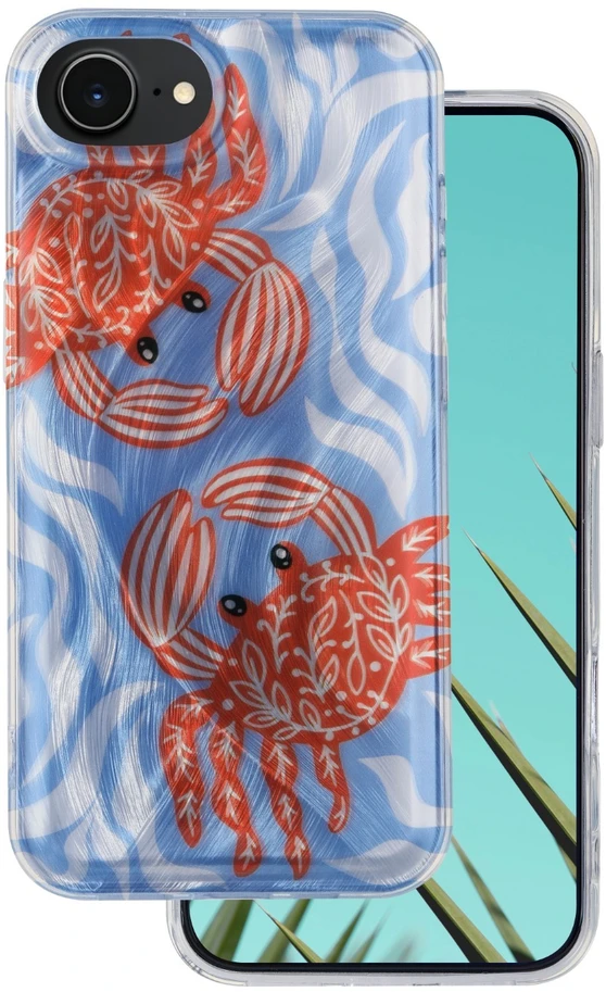 TFO Itin madingas vasariškas dėklas iPhone 16e / 17e krabo dizaino