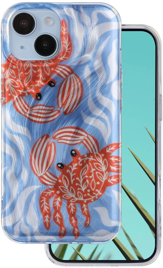 TFO Itin madingas vasariškas dėklas iPhone 13 6,1" krabas