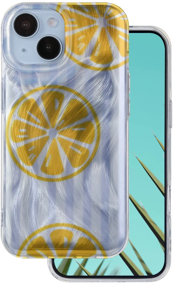 TFO Itin madingas vasariškas dėklas iPhone 13 6,1" citrinos spalvos
