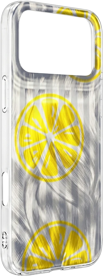 TFO Itin madingas vasariškas dėklas Samsung Galaxy S24 / S25 citrinos spalvos
