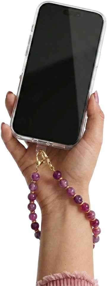 TFO Karoliukų telefono dirželis violetinis