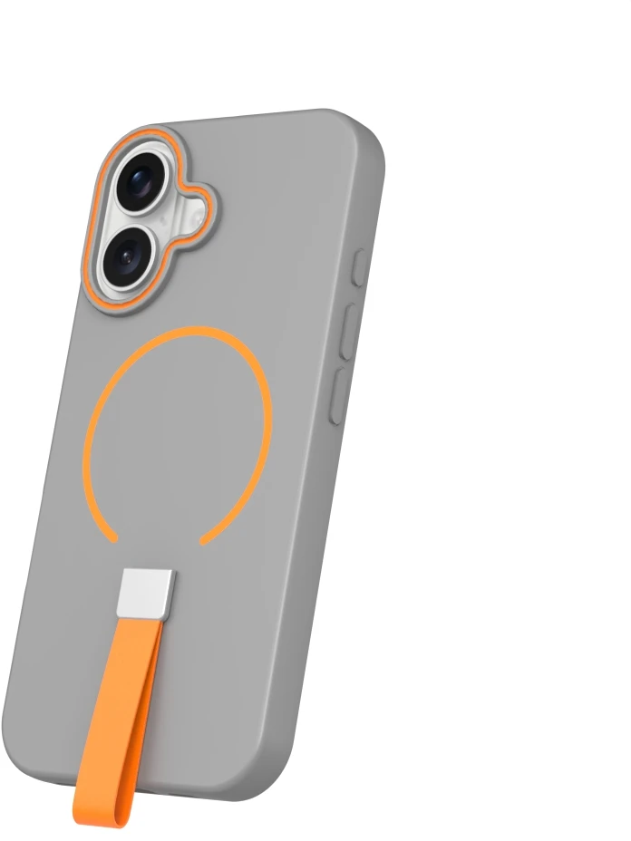 TFO Loop Thin Mag dėklas Samsung Galaxy S25 pilkas