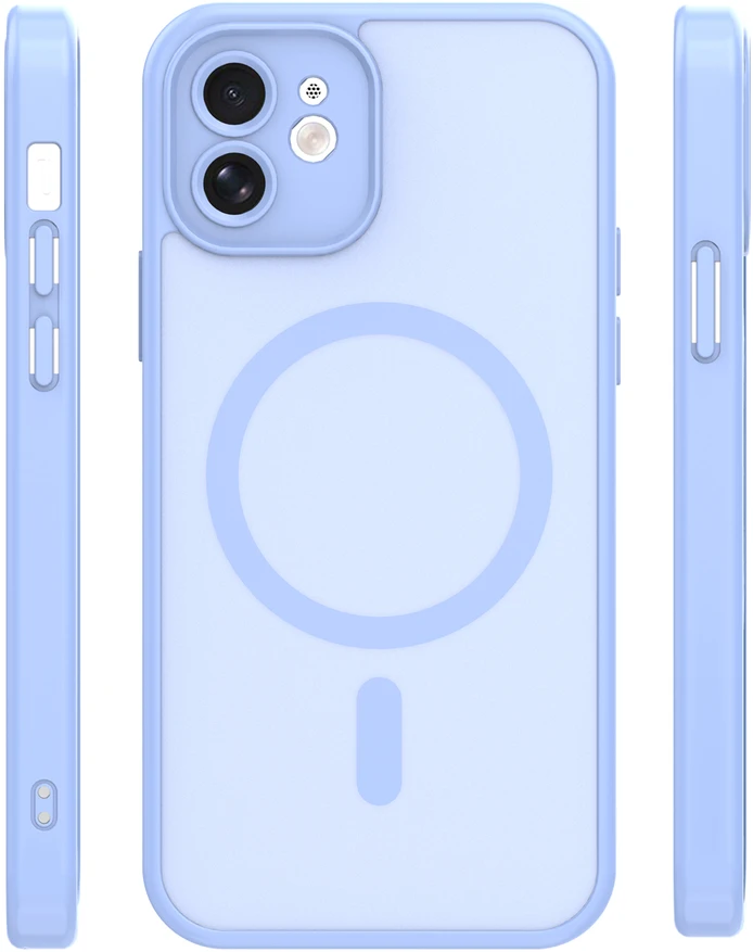 TFO Mag Matt dėklas iPhone 12 6,1" šviesiai mėlynas apsauga kamerai