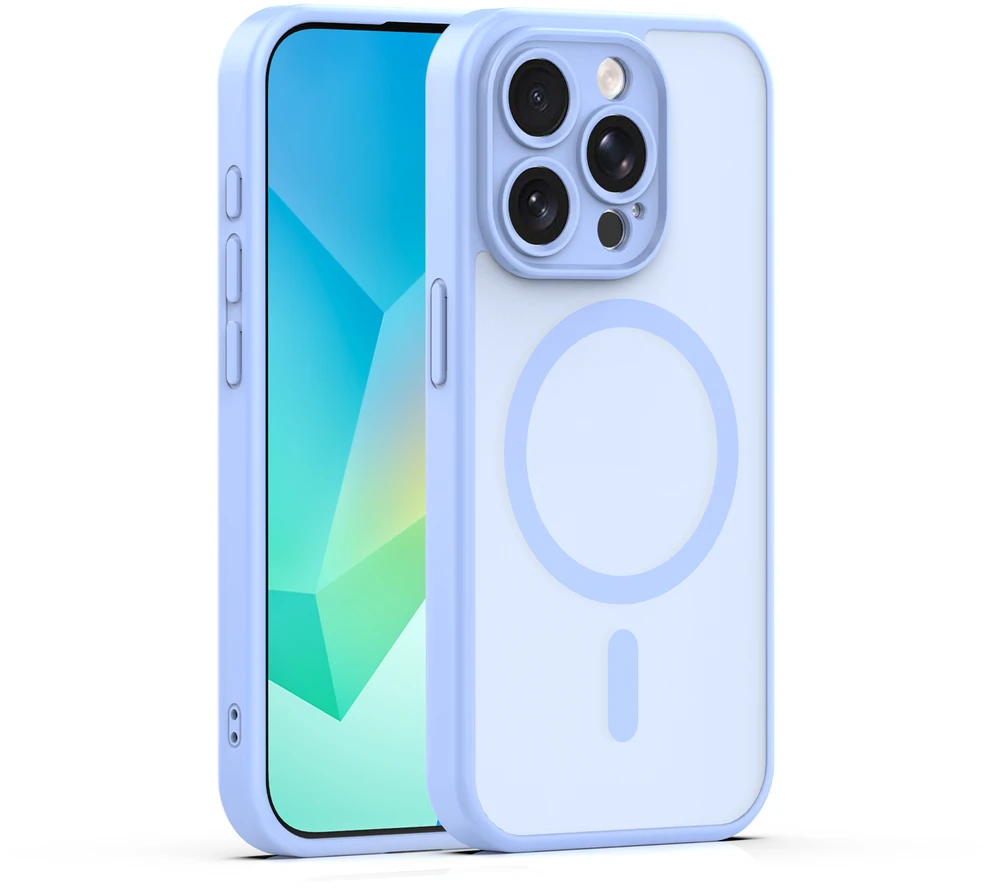 TFO Mag Matt dėklas iPhone 14 Pro 6,1" šviesiai mėlynas apsauga kamerai