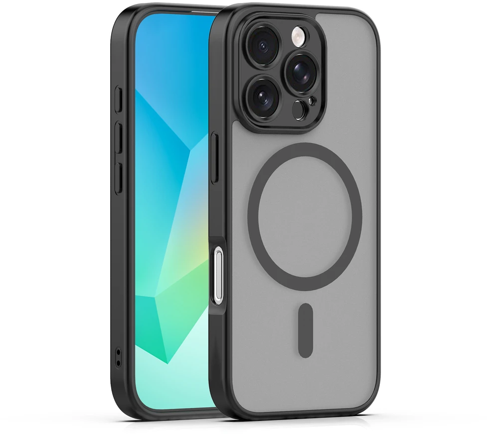 TFO Mag Matt dėklas iPhone 16 Pro Max 6,9" juodas su apsauga kamerai