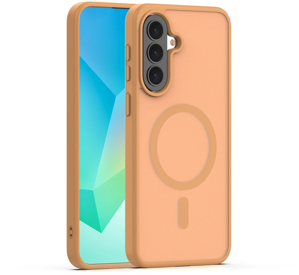 TFO Mag Matt dėklas Samsung Galaxy A37 5G rudas, didelė anga