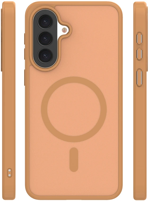 TFO Mag Matt dėklas Samsung Galaxy A37 5G rudas, didelė anga