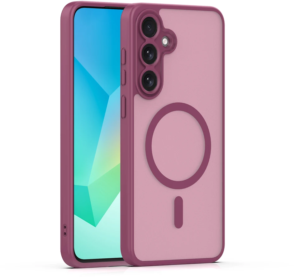 TFO Mag Matt dėklas Samsung Galaxy S26 bordo spalvos, didelė anga