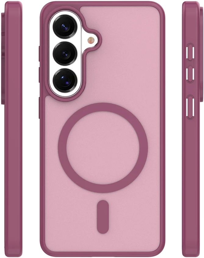 TFO Mag Matt dėklas Samsung Galaxy S26 bordo spalvos, didelė anga