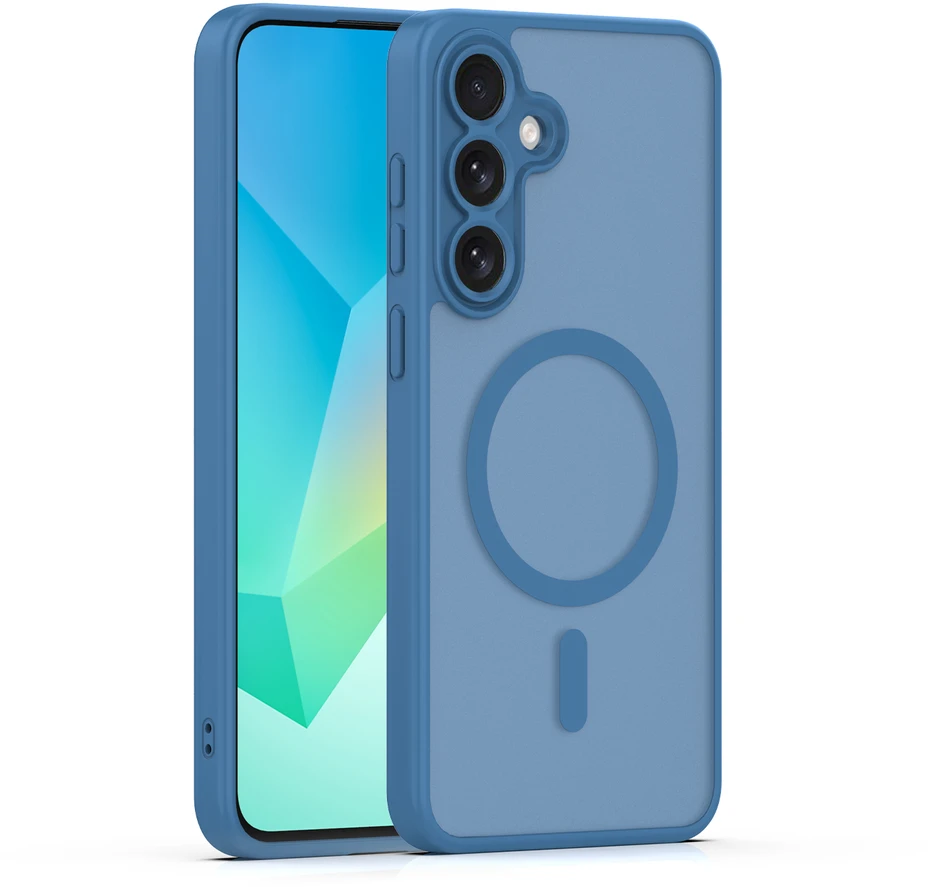 TFO Mag Matt dėklas Samsung Galaxy S26 tamsiai mėlynas su apsauga kamerai