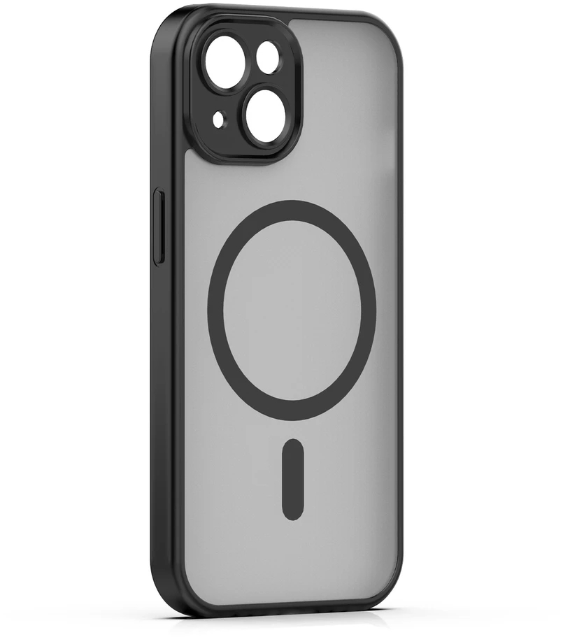 TFO „Mag Matt“ dėklas, skirtas „iPhone 13“ 6,1", juodas, su apsauga kamerai