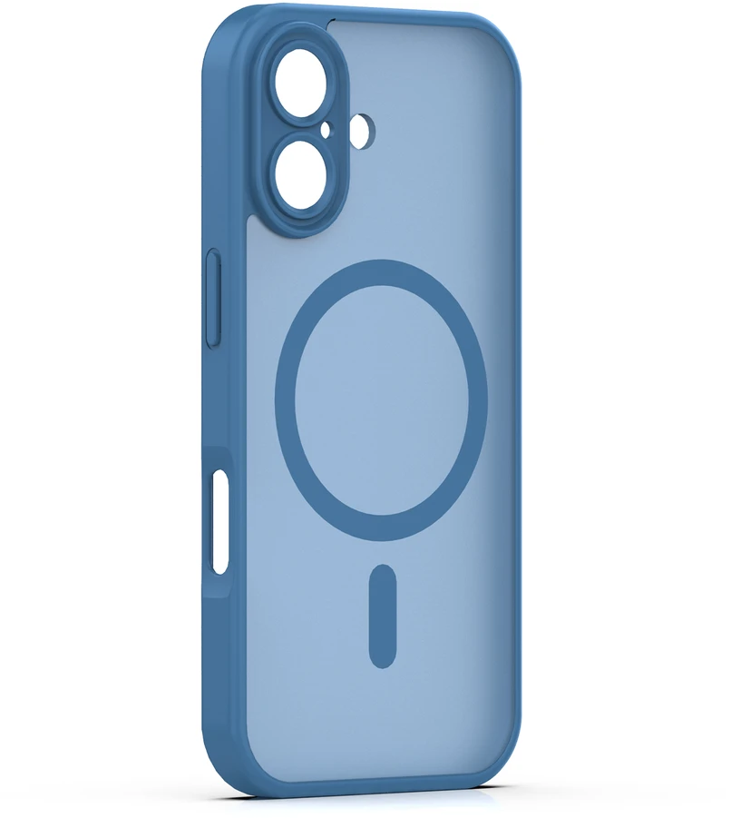 TFO Mag Matt dėklas, skirtas iPhone 17 6,3" / 18 6,3" tamsiai mėlynas, su apsauga kamerai