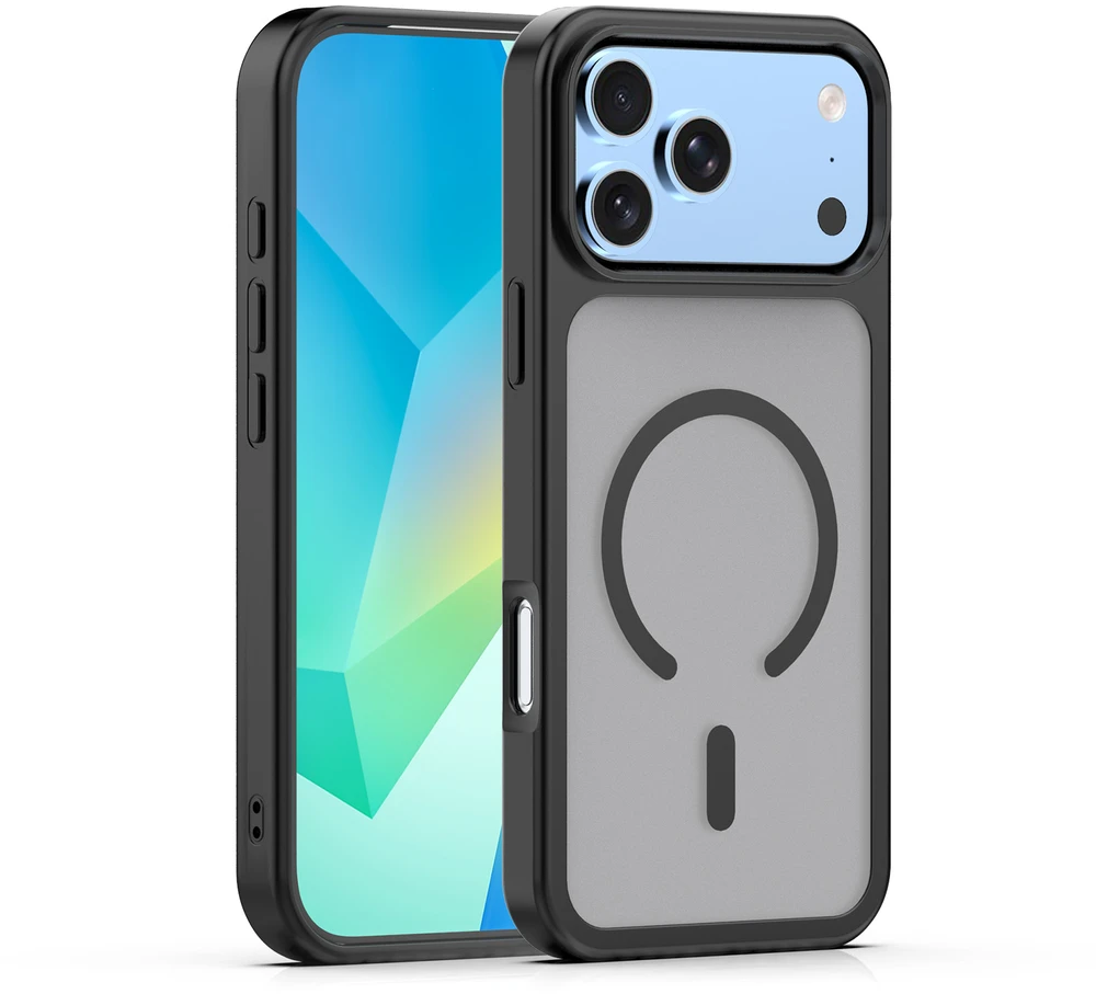 TFO Mag Matt dėklas, skirtas iPhone 17 Pro 6,3" / iPhone 18 Pro 6,3" juodas, didelė anga