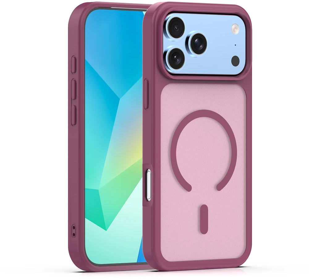TFO Mag Matt dėklas, skirtas iPhone 17 Pro Max 6,9" / 18 Pro Max 6,9" bordinis, didelė anga