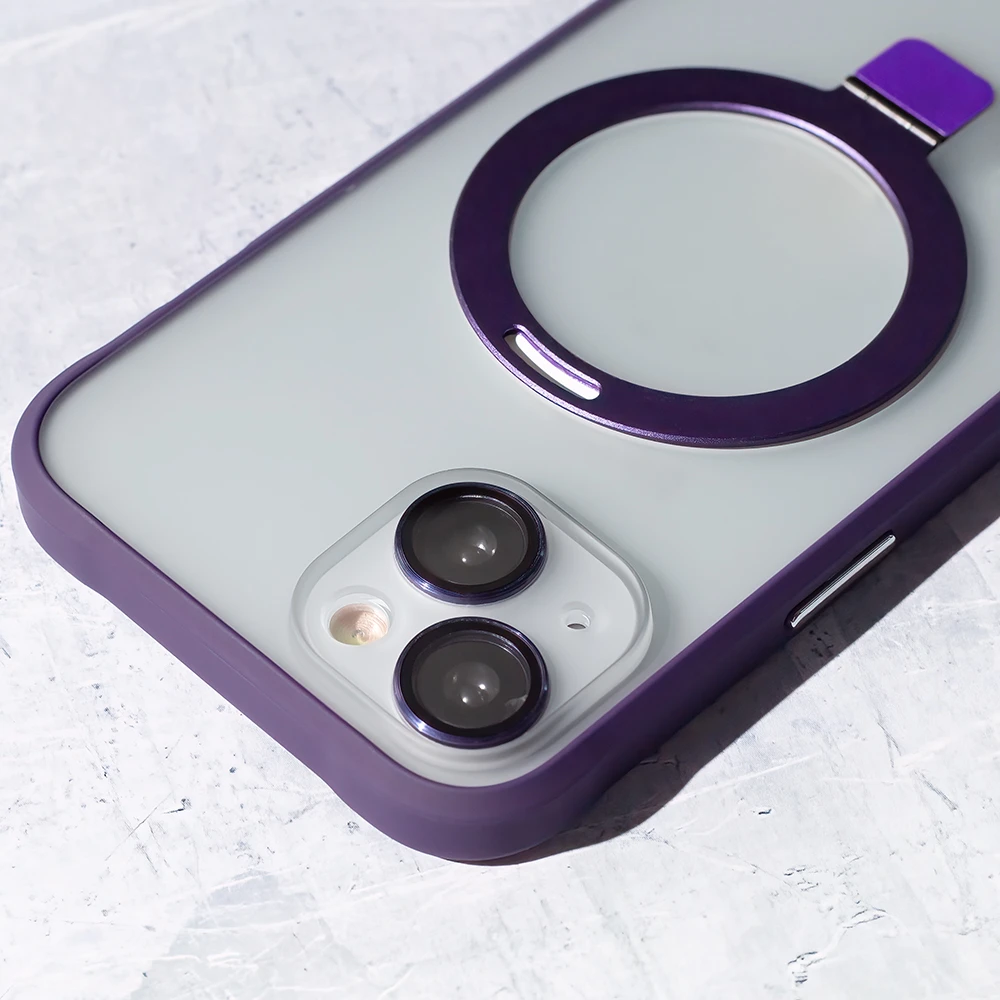 TFO TelForceone "Mag Ring" dėklas iPhone 14 6,1 violetinės spalvos