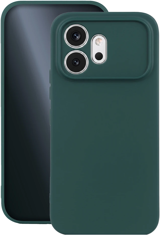 TFO Matinis TPU dėklas, skirtas Honor 600, miško žalios spalvos