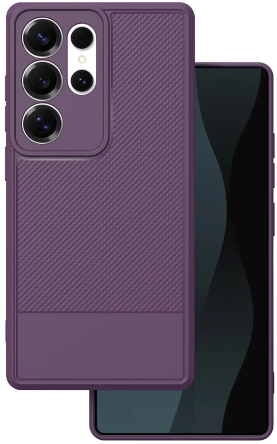 TFO Paprastas Carbon dėklas Samsung Galaxy S26 violetinis