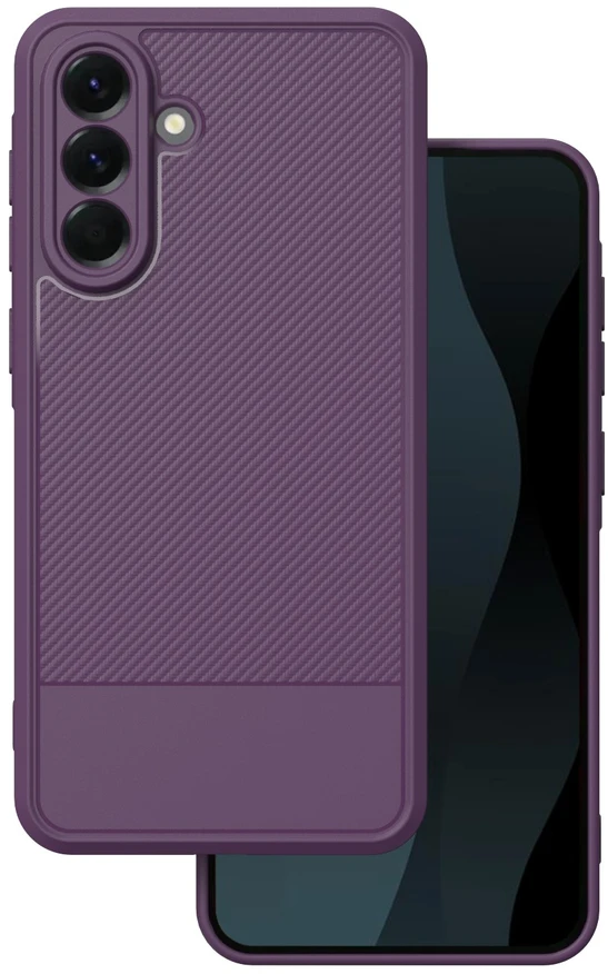TFO Paprastas Carbon dėklas Samsung Galaxy A56 5G violetinis