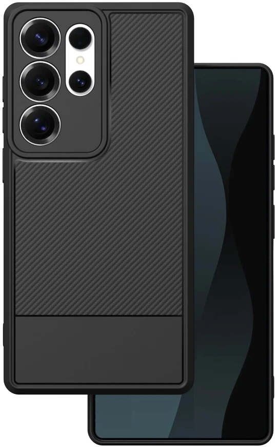 TFO Paprastas Carbon dėklas Samsung Galaxy S26 Plus juodas