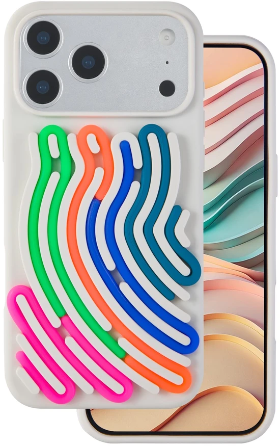 TFO „Pasidaryk pats“ gyvatės odos imitacijos dėklas, skirtas iPhone 17 Pro Max 6,9" smėlio spalvos