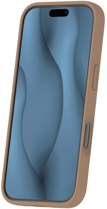 TFO Plonas silikoninis Mag dėklas, skirtas iPhone 16 Pro 6,3" rudas