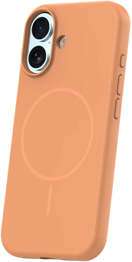 TFO Plonas silikoninis Mag dėklas, skirtas iPhone 17 6,3" / 18 6,3", karamelės spalvos