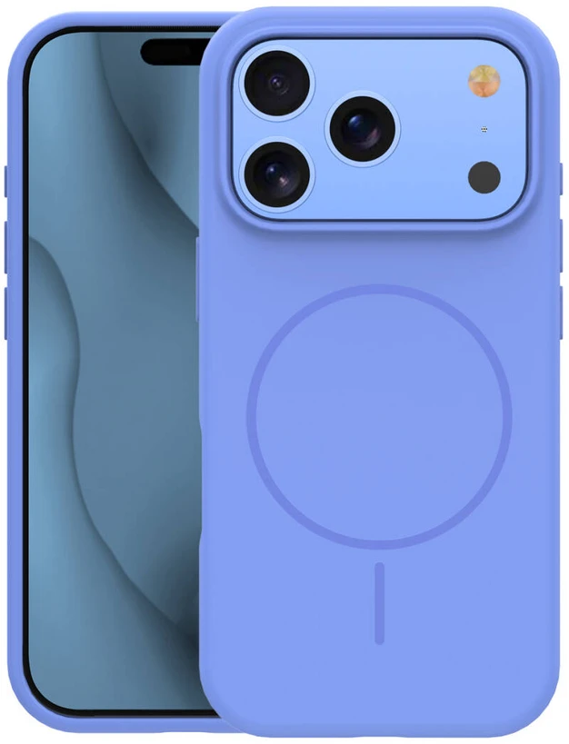 TFO Plonas silikoninis Mag dėklas, skirtas iPhone 17 Pro Max 6,9" / iPhone 18 Pro Max 6,9" dangaus mėlynumo spalvos