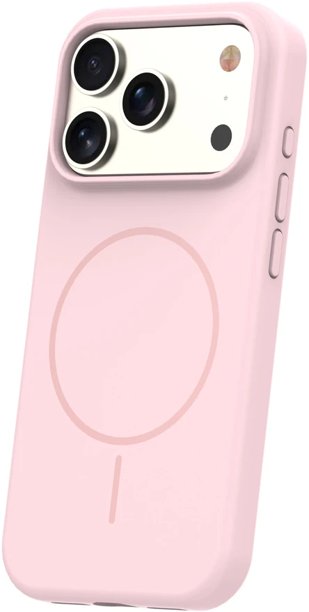 TFO Plonas silikoninis Mag dėklas, skirtas iPhone 17 Pro 6,3" / 18 Pro 6,3", šviesiai rožinis