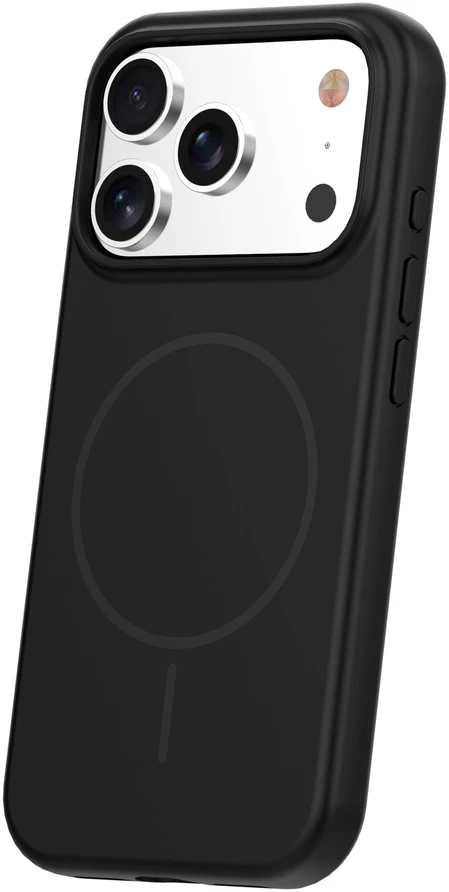 TFO Plonas silikoninis Mag dėklas, skirtas iPhone 17 Pro Max 6,9" / 18 Pro Max 6,9", juodas
