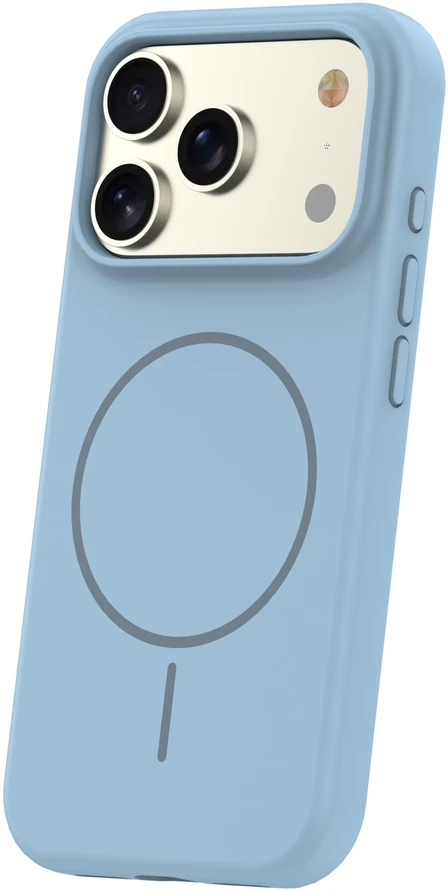 TFO Plonas silikoninis Mag dėklas, skirtas iPhone 17 Pro / 18 Pro 6,3", šviesiai mėlynas