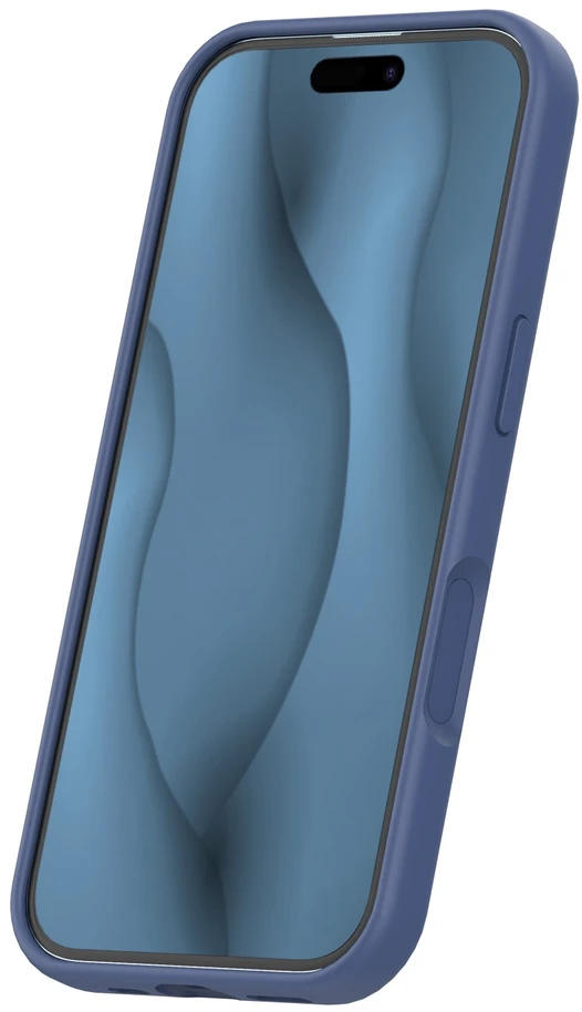 TFO Plonas silikoninis Mag dėklas, skirtas iPhone 17 6,3" / 18 6,3", tamsiai mėlynas