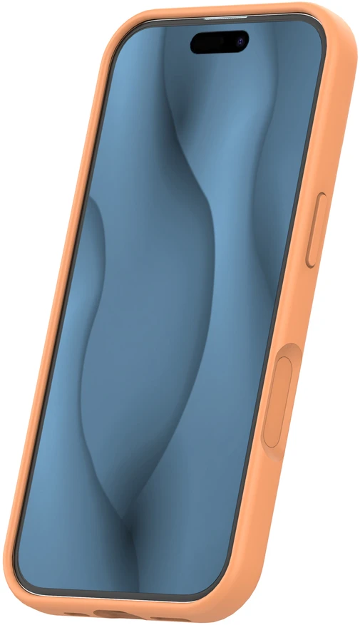 TFO Plonas silikoninis Mag dėklas, skirtas iPhone 17 6,3" / 18 6,3", karamelės spalvos